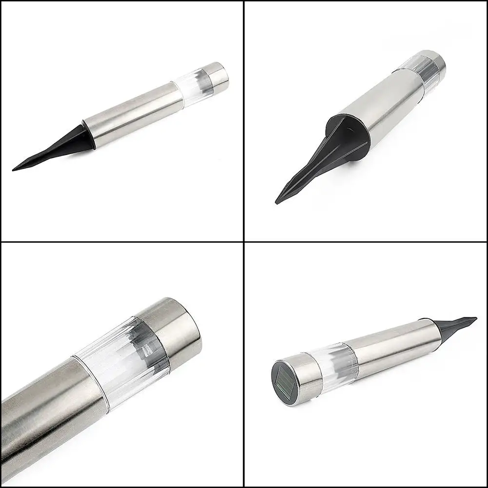 Внешний садовый светильник из нержавеющей стали освещение для лужайки солнечный