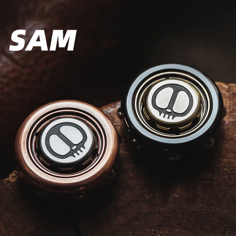 Лаути сам кольцо гироскопа декомпрессионный наконечник дьявола EDC вращающийся