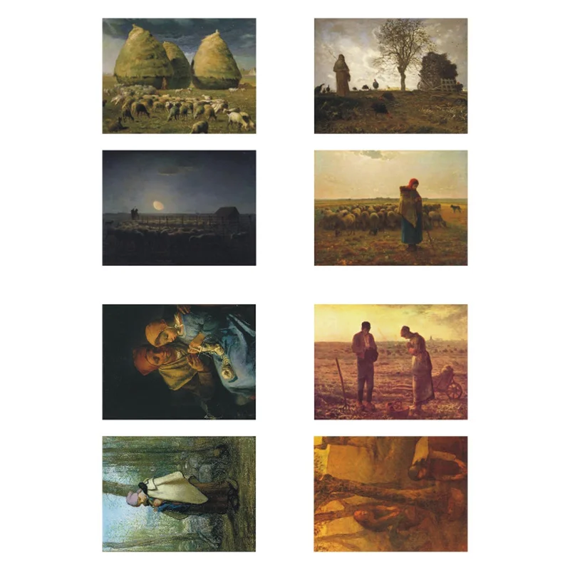 1 шт. известная масляная живопись Джинса Франсуа проса сделай сам необработанная