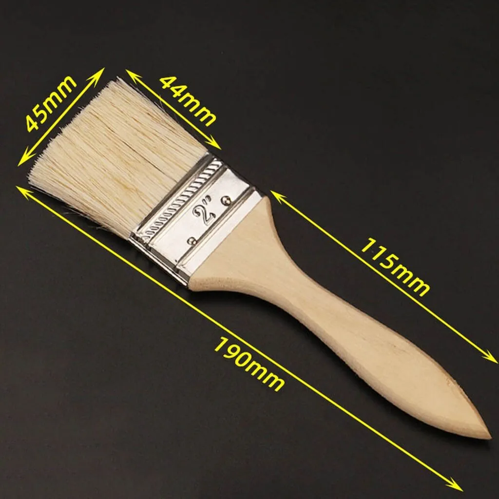 Кухонная щетка для барбекю зеленая с круглой ручкой щетки щетиной плоская