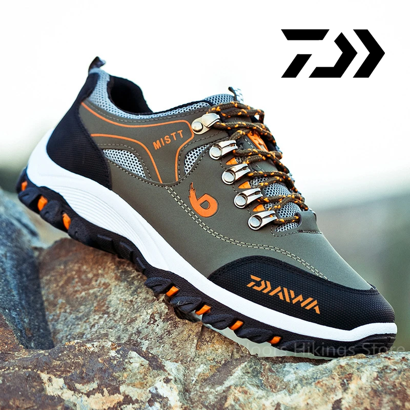 

Daiwa Men's autumn winter Fishing shoes fashion New Korean Outdoor Breathable quality Sport Durable Outdoor shoes Walking Cyclin