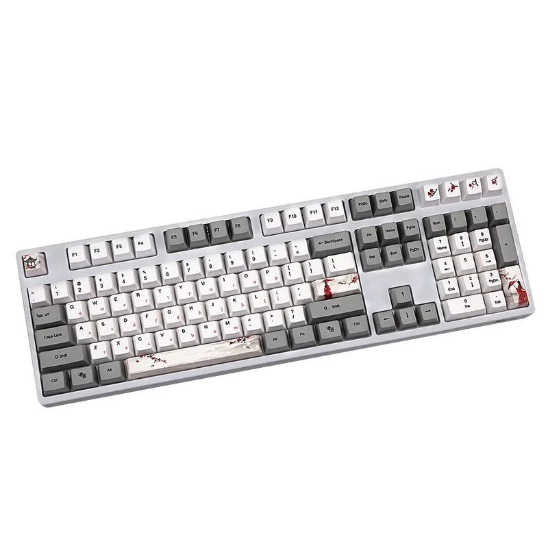 Набор ключей с цветком сливы 73/121 клавиш OEM профиль PBT сублимационные колпачки для