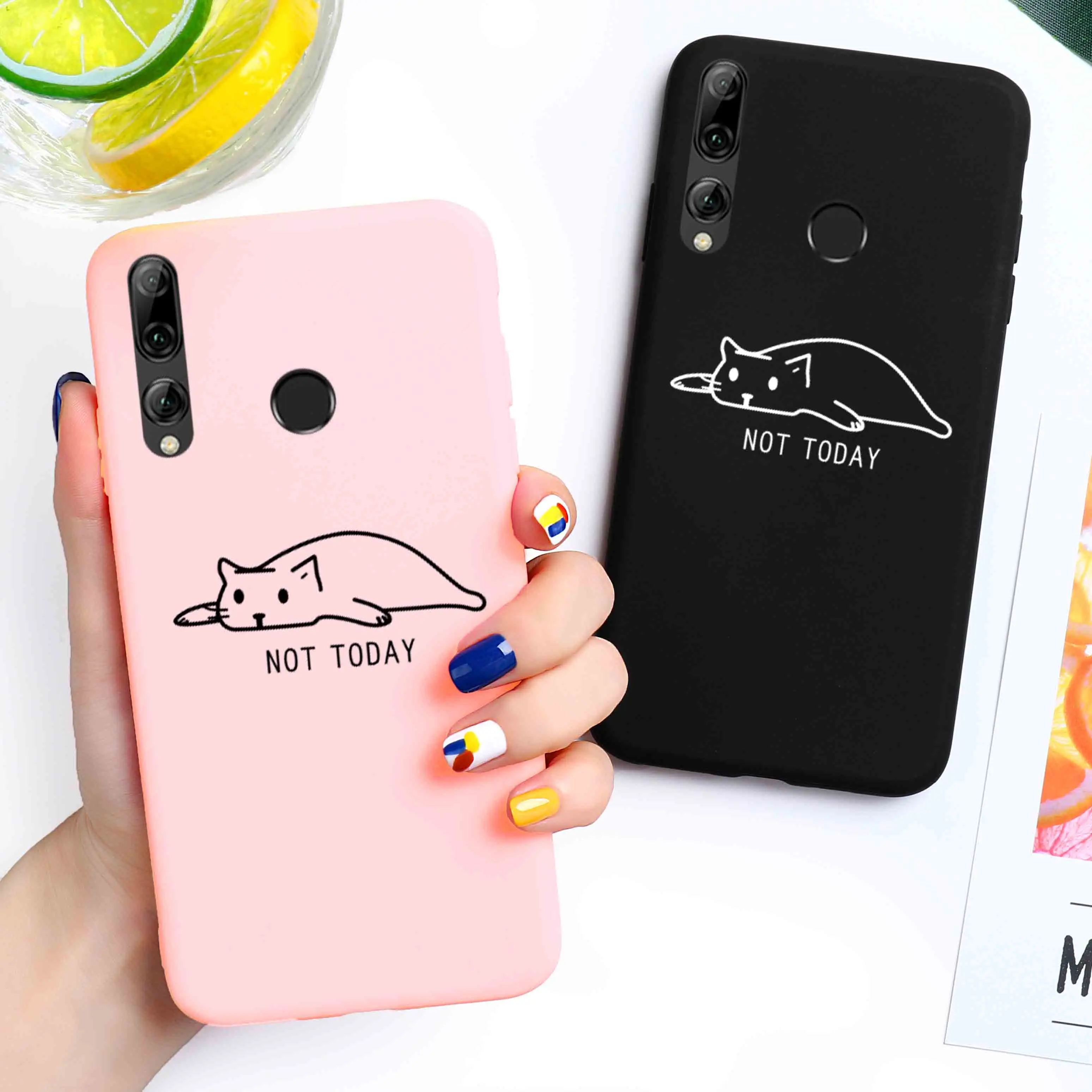 Чехол Конфета для Huawei Mate 20 10 30 Lite Pro Nova 3 3i 4 5 5i P20 2019 P30 P8 2017 P9 Mini Cat Cover|Бамперы| |