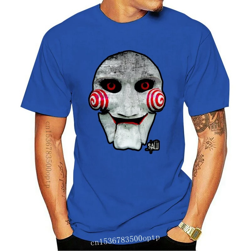 

SAW Mask T-Shirt SAW Movie Jigsaw Inspired Design Top