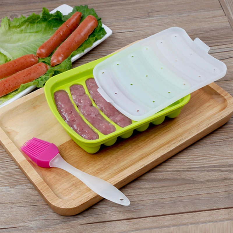 Силиконовая форма сделай сам для сосисок устройство приготовления мяса хот-дог