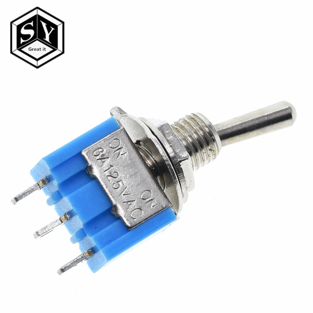 1 шт. переключатель сделай сам ВКЛ ВЫКЛ/ВКЛ ВЫКЛ 3 контакта позиции фиксация