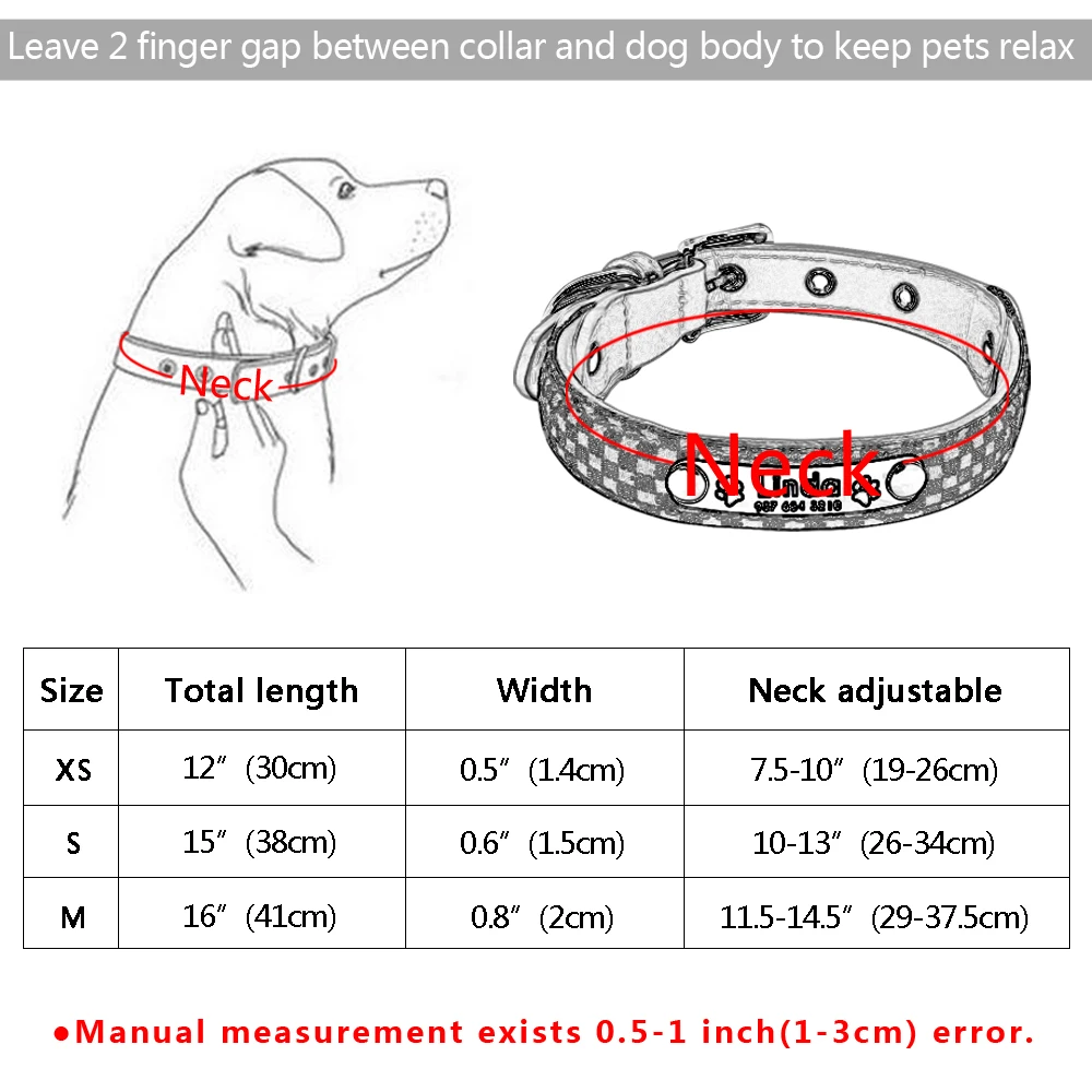 

Bling Puppy Dog Collar Personalized Engraved Pet Dog Tag ID Small Collars For Custom Chihuahua Collars Cats Dogs