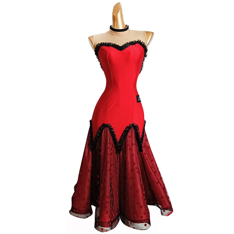 Новинка 2020 сексуальные платья для бальных танцев Высококачественная юбка без