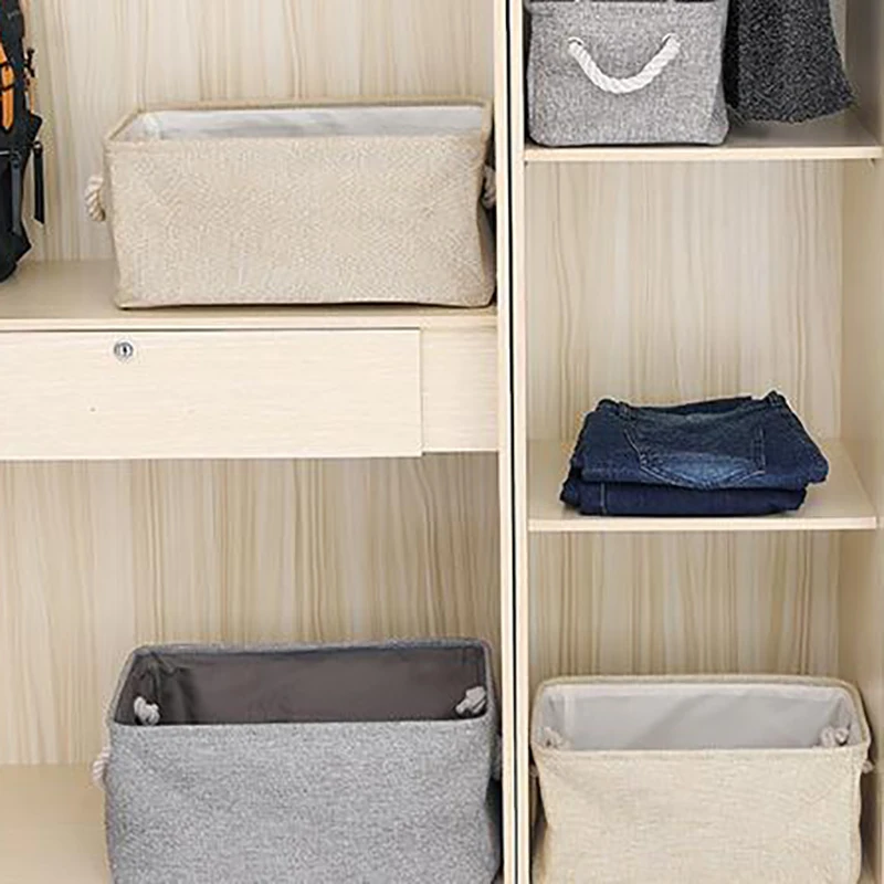 Складная корзина плетеная с водорослями игрушка для хранения грязной одежды