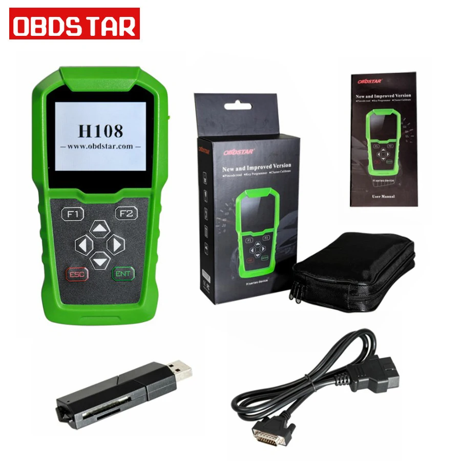 OBDSTAR H108 PSA программист поддерживает все Утерянные ключи программатор/для чтения pin-кода/кластера калибровки для Can& K-line