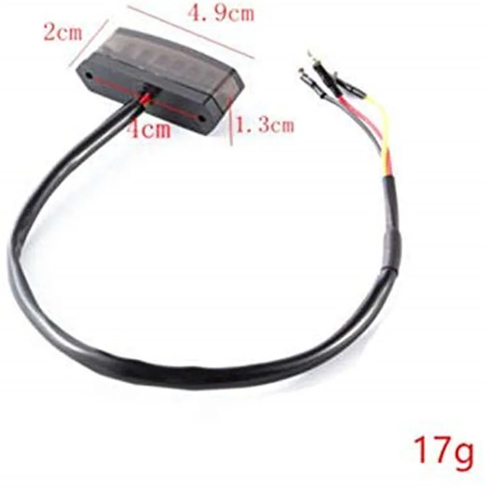 Мотоцикл задний 6 LED номерной знак тормозной фонарь лампа для Honda Yamaha Harley Kawasaki Suzuki