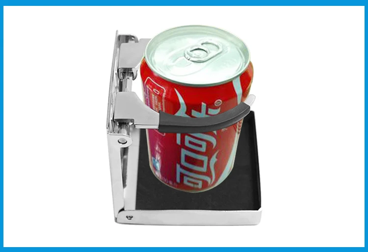 

Stainless Steel 316 Folding Cup Drink Holder Can Bottle Holder Stand Mount Support Auto Car Marine Boat Truck RV Fishing Box