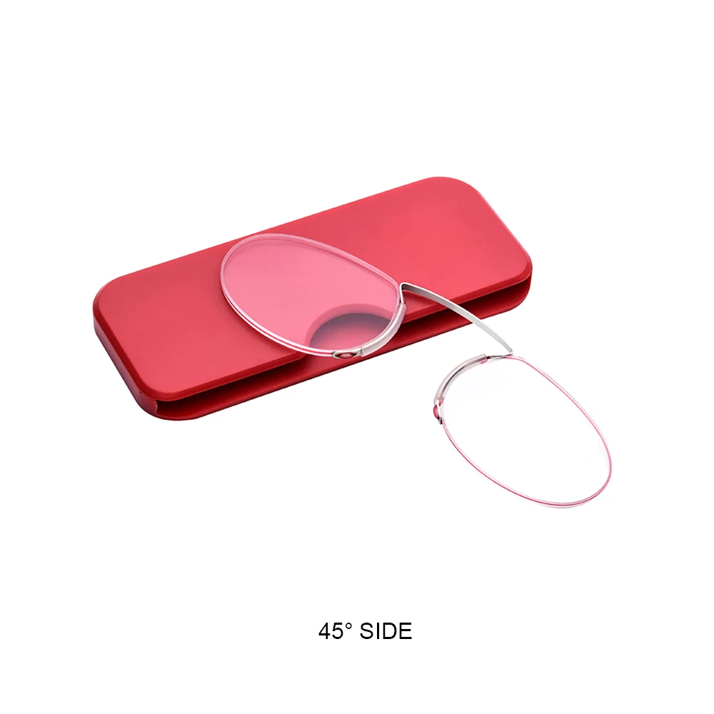 Очки для чтения WEARKAPER в стиле нез мужчин и женщин с тонкой оправой зажимом носа