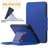 case for samsung galaxy tab a 8 4 t307 tpu pc leather back cover with stand auto sleep smart cover for galaxy tab a 8 4 funda