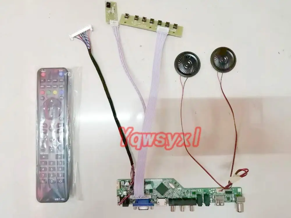 Yqwsyxl с динамиком комплект для B154EW08 V.1 V1 ТВ + HDMI VGA AV USB ЖК-дисплей светодиодный экран