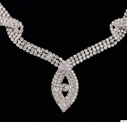 noble up-market diamond wedding bride lady's set necklace earings 9.57j | Украшения и аксессуары