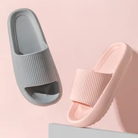new arrival women and men sandals for summer thick soled non skid bathroom couples slipper soft soled comfortable inside slipper