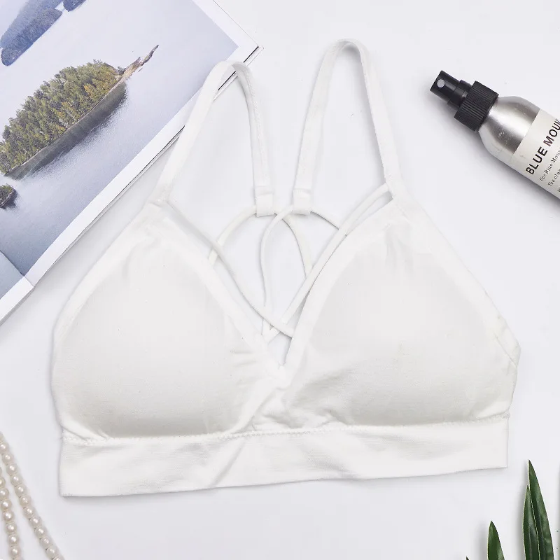 Женский топ труба укороченный бесшовное нижнее белье с запахом на груди женский