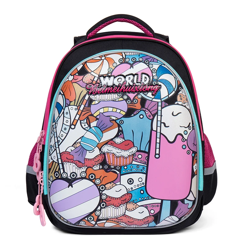 Cute Cartoon School Backpack for Girls School Bags Primary Student Waterproof Orthopedic Children Backpacks Mochila Escolar