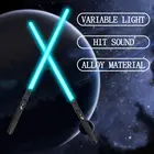 Световой меч, тяжелая дуэлированная металлическая ручка RGB, 7 цветов, изменение звукового шрифта, сила FX FOC Blaster, игрушки в подарок 59 см