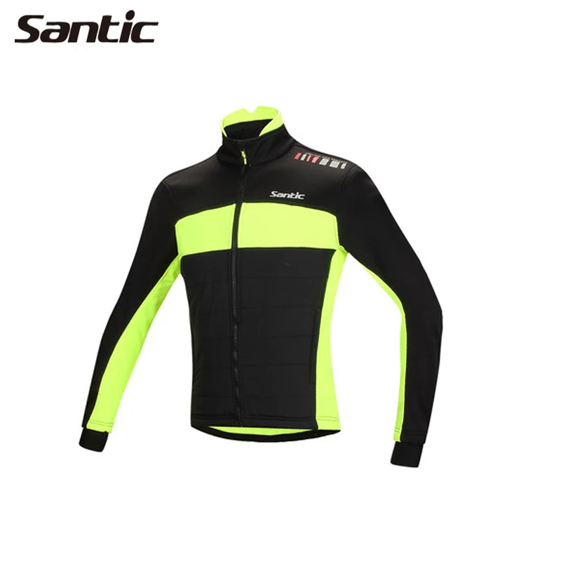Santic Мужская Спортивная одежда для горного велосипеда ветрозащитная флисовая