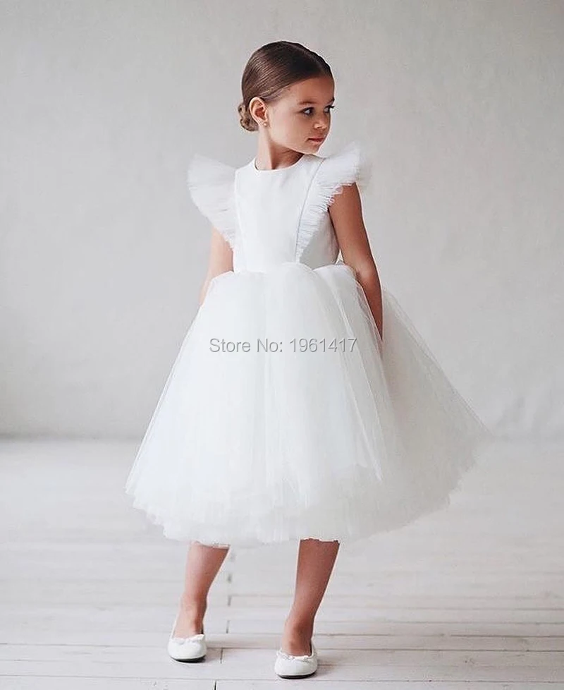 

Toddler Girl Dress Newborn Dress Christening Gown Baby Dress 1 Year Birthday Party Dress Floral Bow Kid Dresses 2 3 4 5 6 8 Year