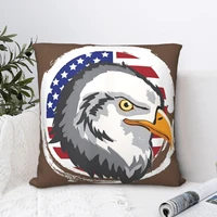 american eagle square pillowcase cushion cover spoof zipper home decorative polyester throw pillow case room simple 4545cm