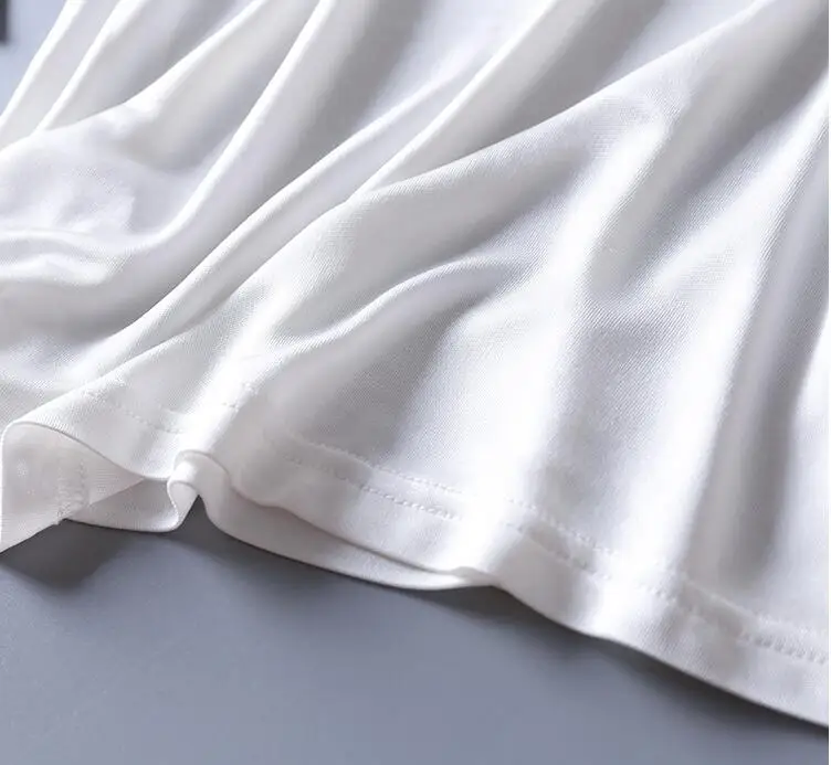 Женский 30% натуральный шелк 70% вискоза базовый тип майка жилет одежда для сна M L XL