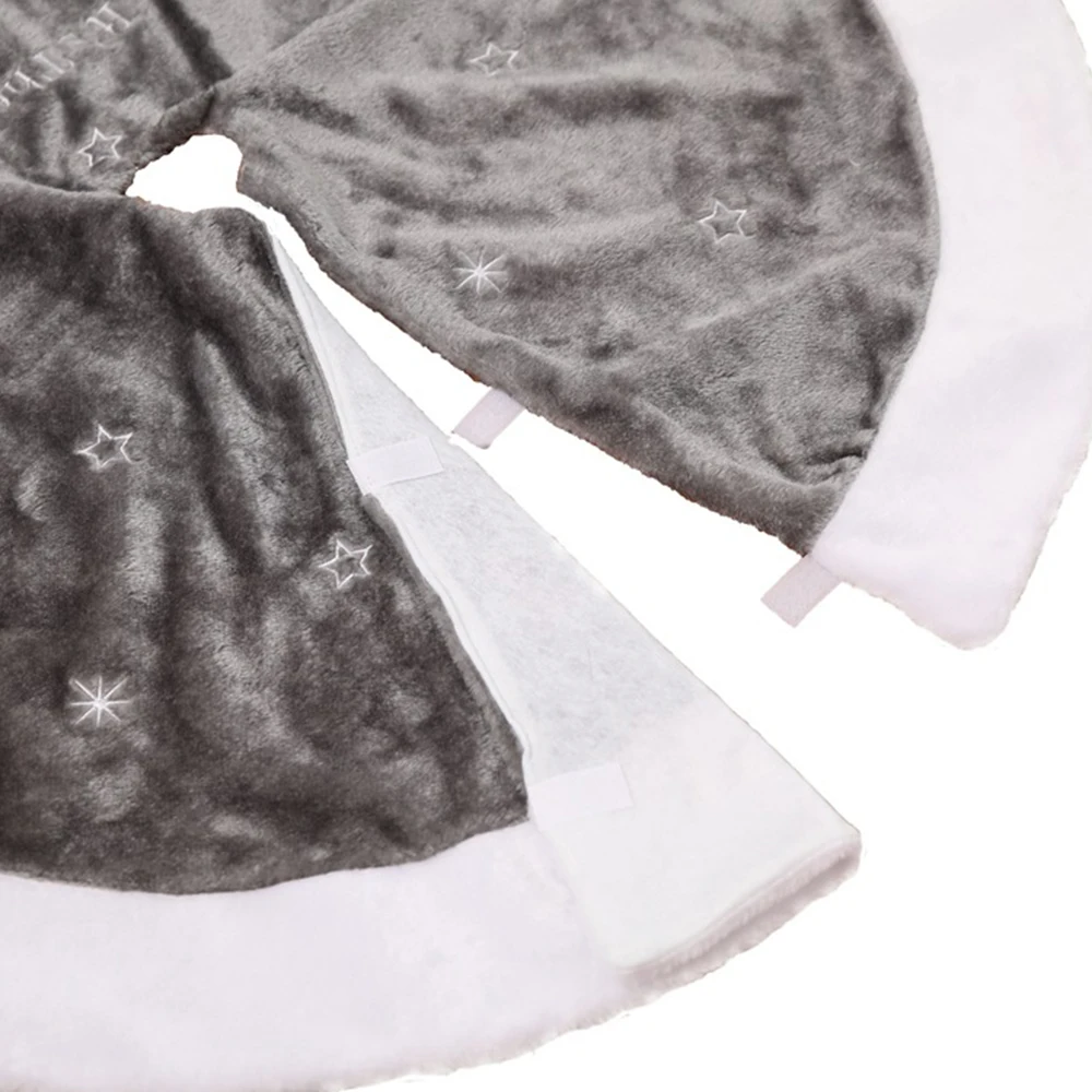 1 шт. белая плюшевая Рождественская елка меха рождественские украшения для дома