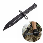 Тактический кинжал M9 модель ножа подарок пластиковая игрушка Косплей Открытый CS армия военная тренировка резиновая модель ножа аксессуары для охоты