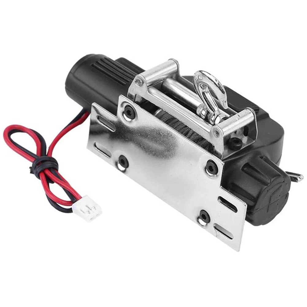

Simulation Climbing Car Winch Remote Control Model Accessory Metal Winch for 1/10 Scale RC Crawler Car NSV775