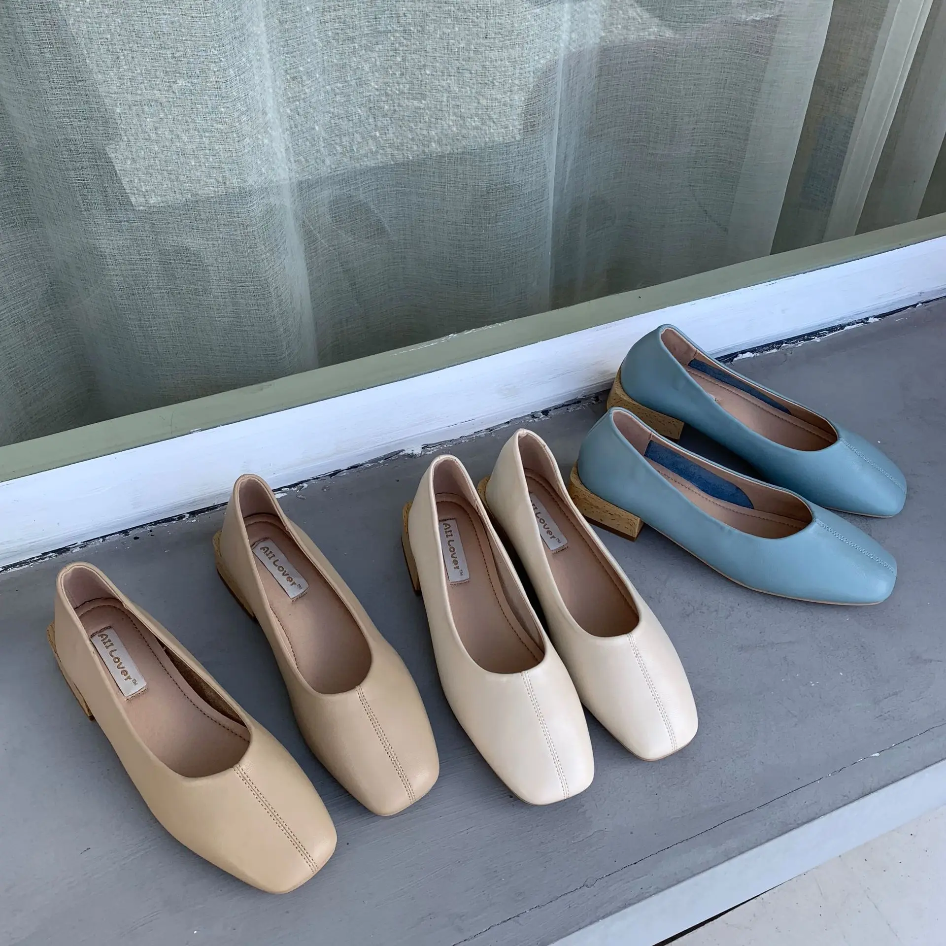 

Shallow Mouth Boat Shoe 2021 Fashion Women's Round Toe Soft Female Footwear Casual Sneaker Comfortable Modis Driving Square Dres