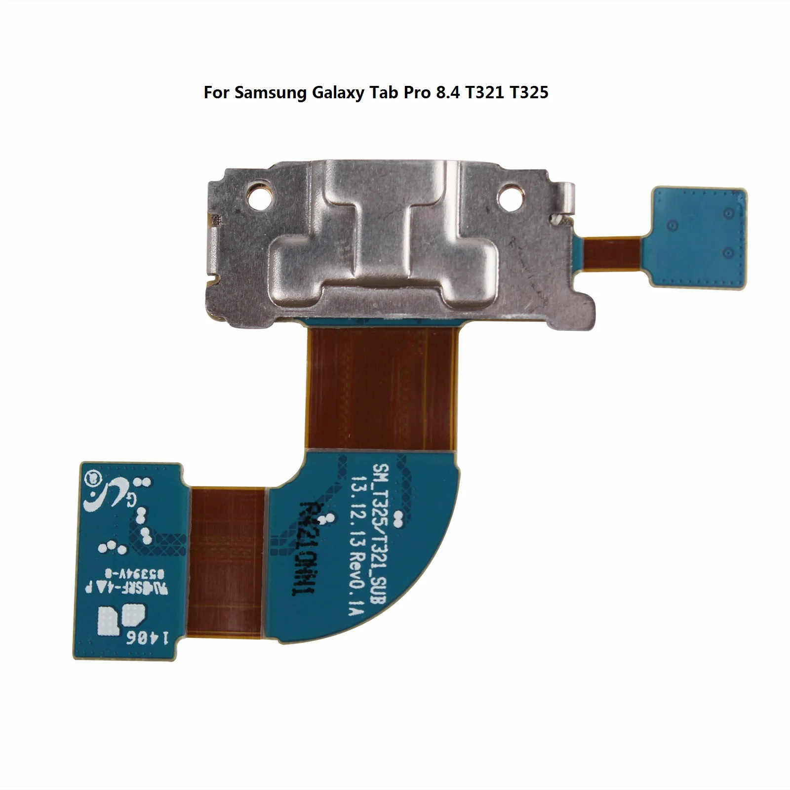 T321 T325 Для samsung Галактики вкладка Pro 8,4 T320 T321 T700 T705 T710 T715 T310 T311 T810 T820 N5100 P6200 зарядное устройство разъём для зарядки Порты и разъёмы гибкий кабель - Цвет: T321 T325