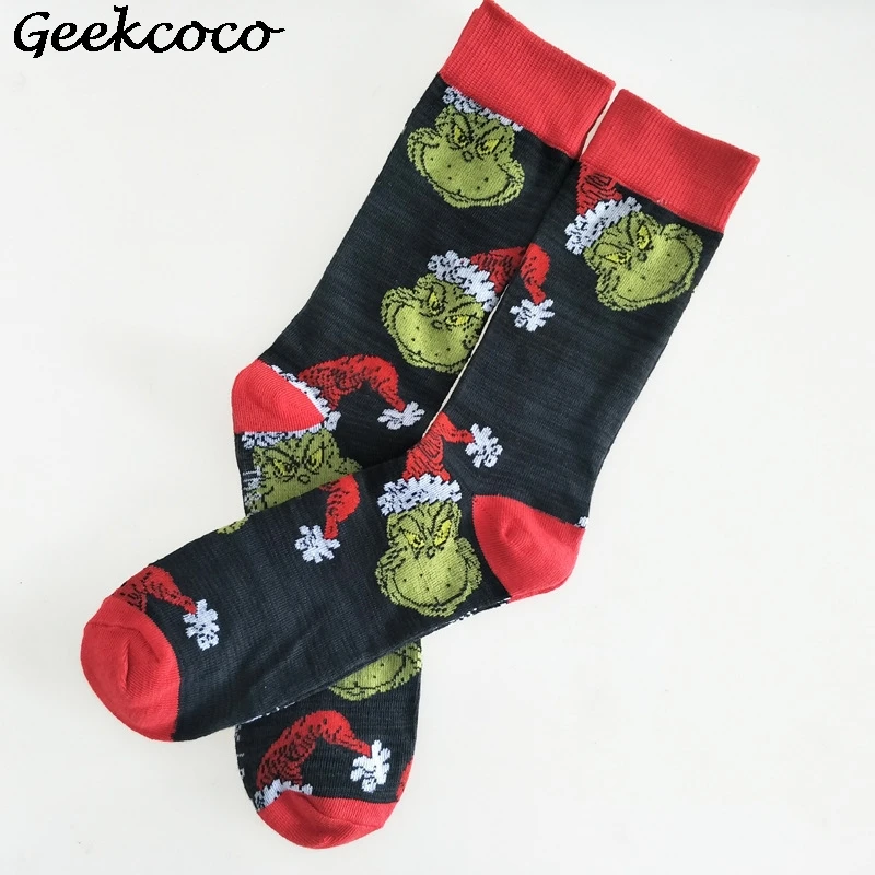 

Носки J2109 спортивные короткие с мультяшным принтом, хлопковые для детей и мужчин, женщин, в стиле хип-хоп, 10 пар