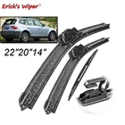 Комплект стеклоочистителей Erick's LHD, комплект передних и задних щеток для BMW X3, E83, 2004-2010, 22 дюйма, 20 дюймов, 14 дюймов