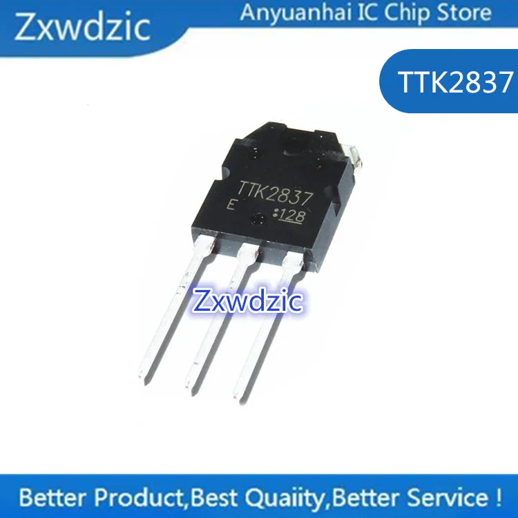 

10pcs 100% New Imported Original K2837 TTK2837 TO-247 Inverter Welding Repair Parts 500V 20A