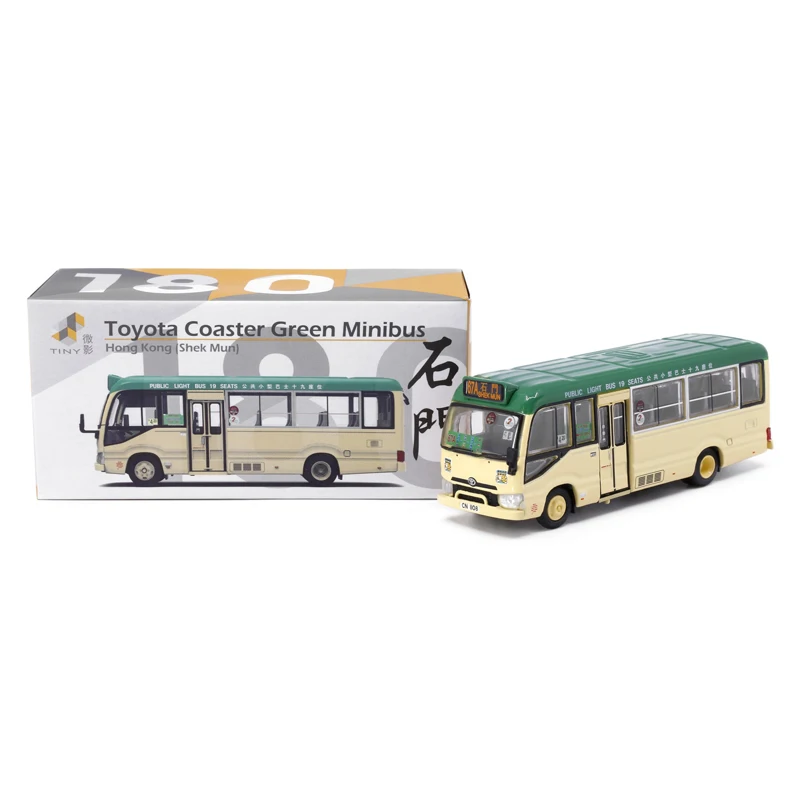 Масштаб 1/76 Hong Kong Bus Coaster B70 зеленый микроавтобус литые модели автомобилей из