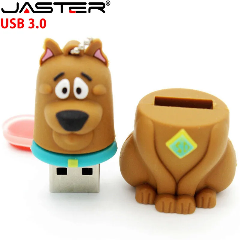 JASTER горячая распродажа флеш-накопитель USB 3 0 мультяшный мопс карта памяти 4 ГБ 8 16 32