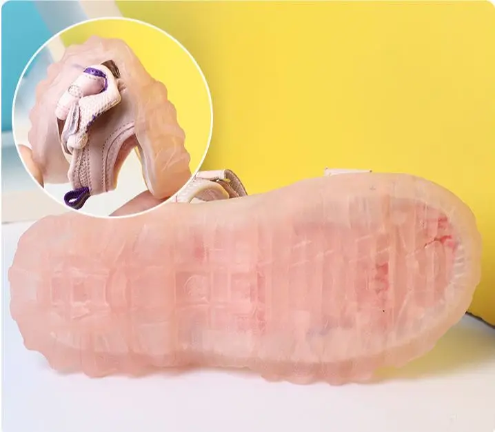 

Girls Sandals 2021 New Summer Fashion Soft Sole Children's Shoes Girls'princess Shoes Children's Baby Shoes Anti-kicking