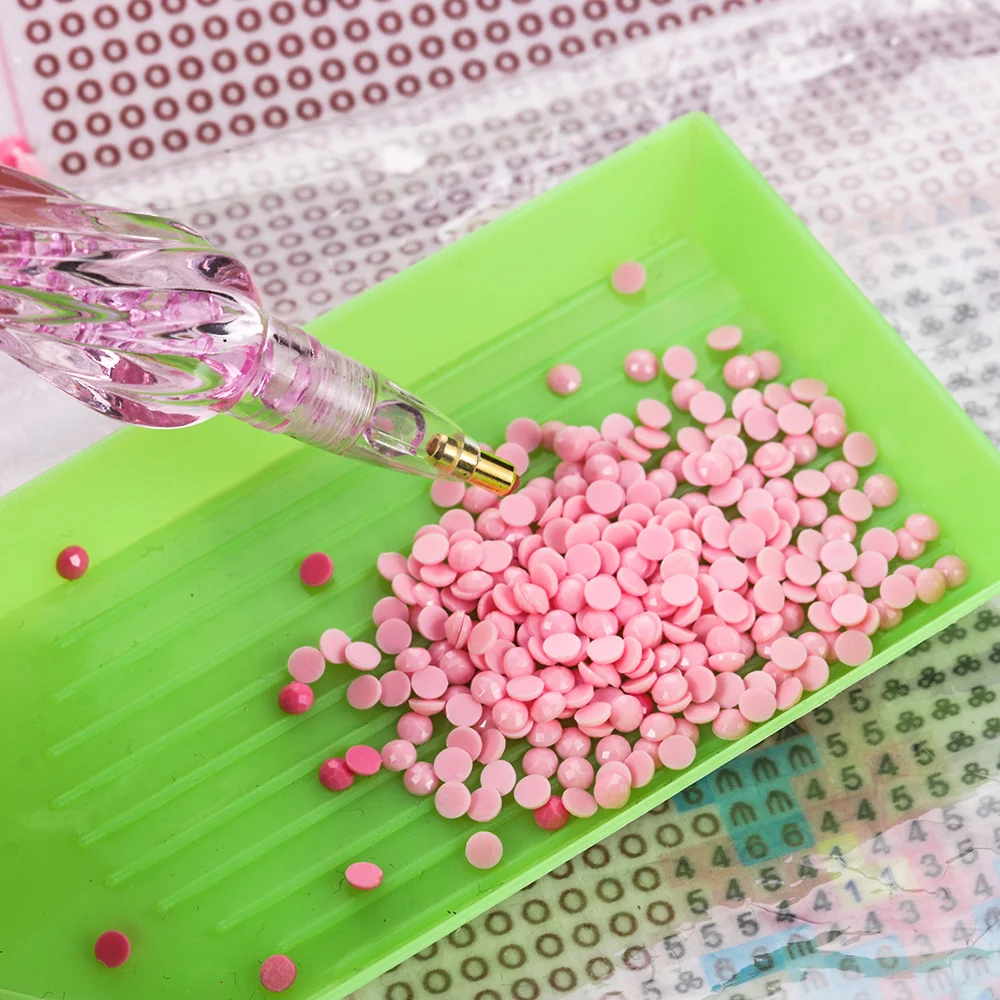 1 шт. пластиковая Смола вышивка крестиком точечная ручка 5D алмазная живопись