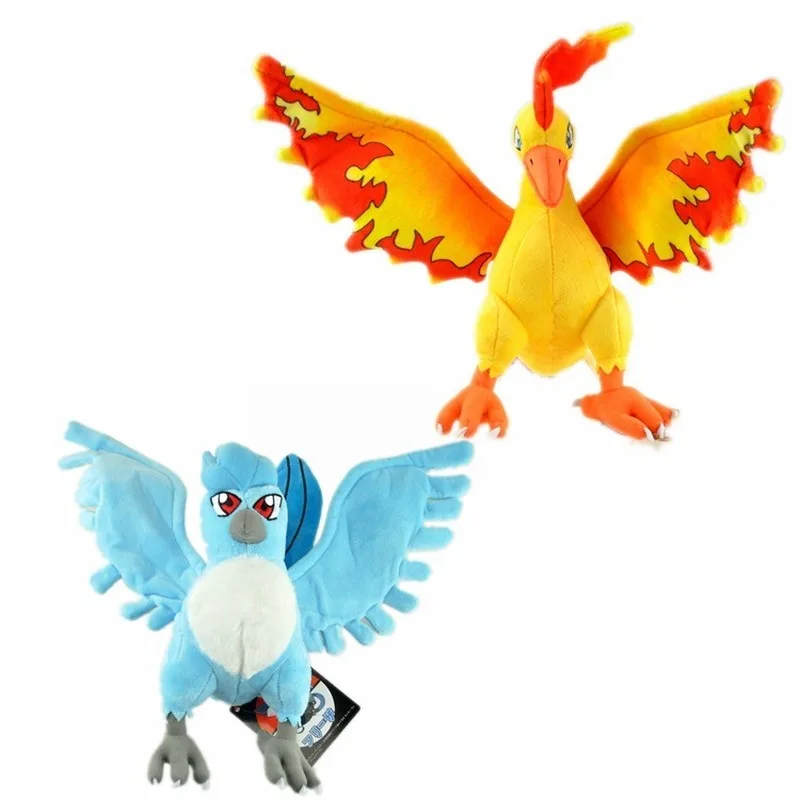 Takara Tomy Мягкая кукла Покемон Moltres artikuno плюшевая мягкая фигурка Kds подарок хлопок