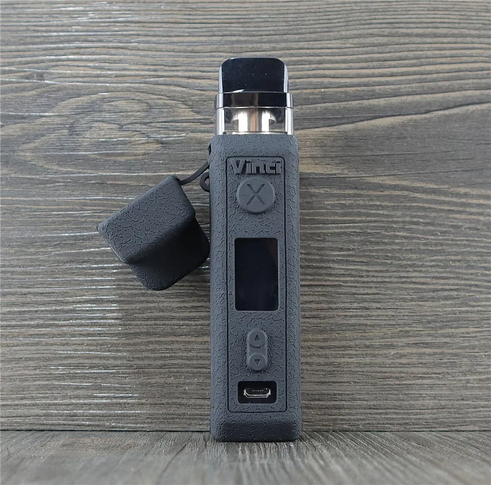 Текстурированный чехол для VOOPOO VINCI X 70W Pod силиконовый чехол-рукав из кожи vincci wrap sticker