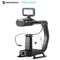 sevenoak handheld stabilizervideo led lightsremote control for smartphone gopro canon sony alpha rx0 dslr camera camcorder