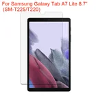 Закаленное стекло 3 шт.лот, защитная пленка для экрана для Galaxy Tab A7 Lite 8,7 дюйма 2021, защитные пленки для экрана T220, T225, T227