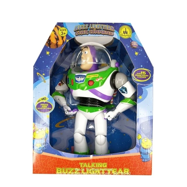 Disney Toy Story 4 говорящий Вуди Базз Джесси фигурки коллекция украшений аниме фигурка игрушка модель для детей подарок - Цвет: Talk Buzz with box