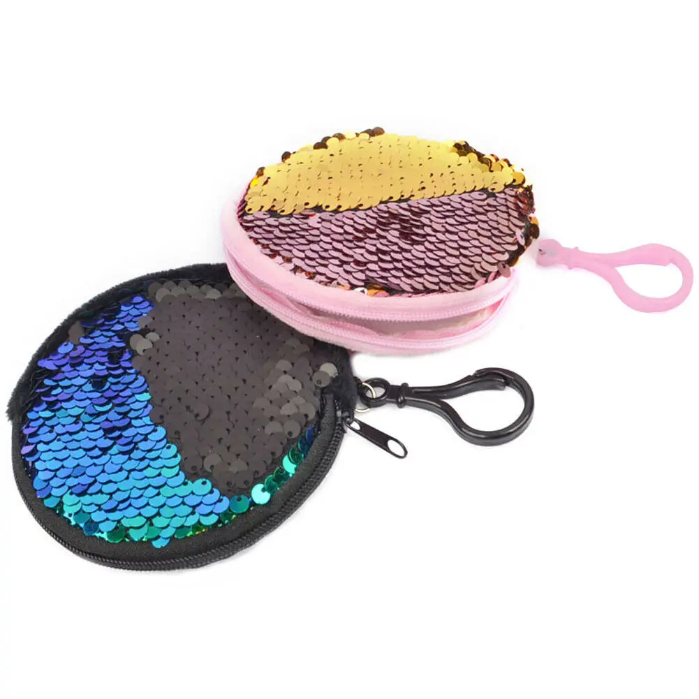 Женская маленькая блестящая сумка с украшением для девочек блестящий круглый