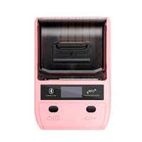 supermarket clothing tag jewelry price sticker product barcode qr code label 20 50mm portable bluetooth mini thermal printer