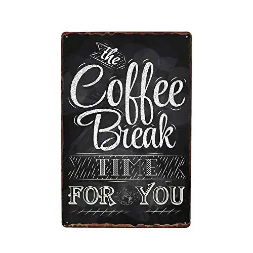 

Coffee Makes Everything Possible Retro Metal Plaque Vintage Tin Sign Cafe Bar Pub Poster Wall Decor Metal Tin Sign 8x12 Inch 20x