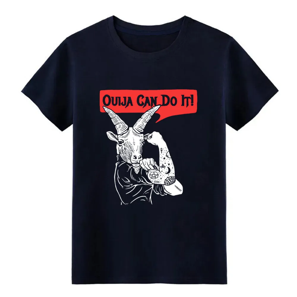 Ouija can do it Футболка мужская Трикотажная хлопковая с круглым вырезом Kawaii Милая