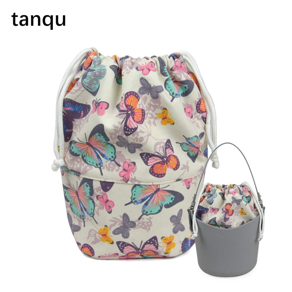 Подкладка на шнурке tanqu для Obag Obasket внутренний карман из ткани вставка O Bucket Bag|for